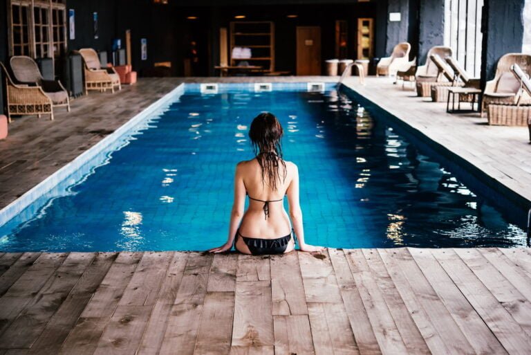 Ripped Blue Jeans Are Somehow in Fashion Going For a Quick Swim: Dive Into Refreshment and Fitness Advantages of swimming Swimming health benefits